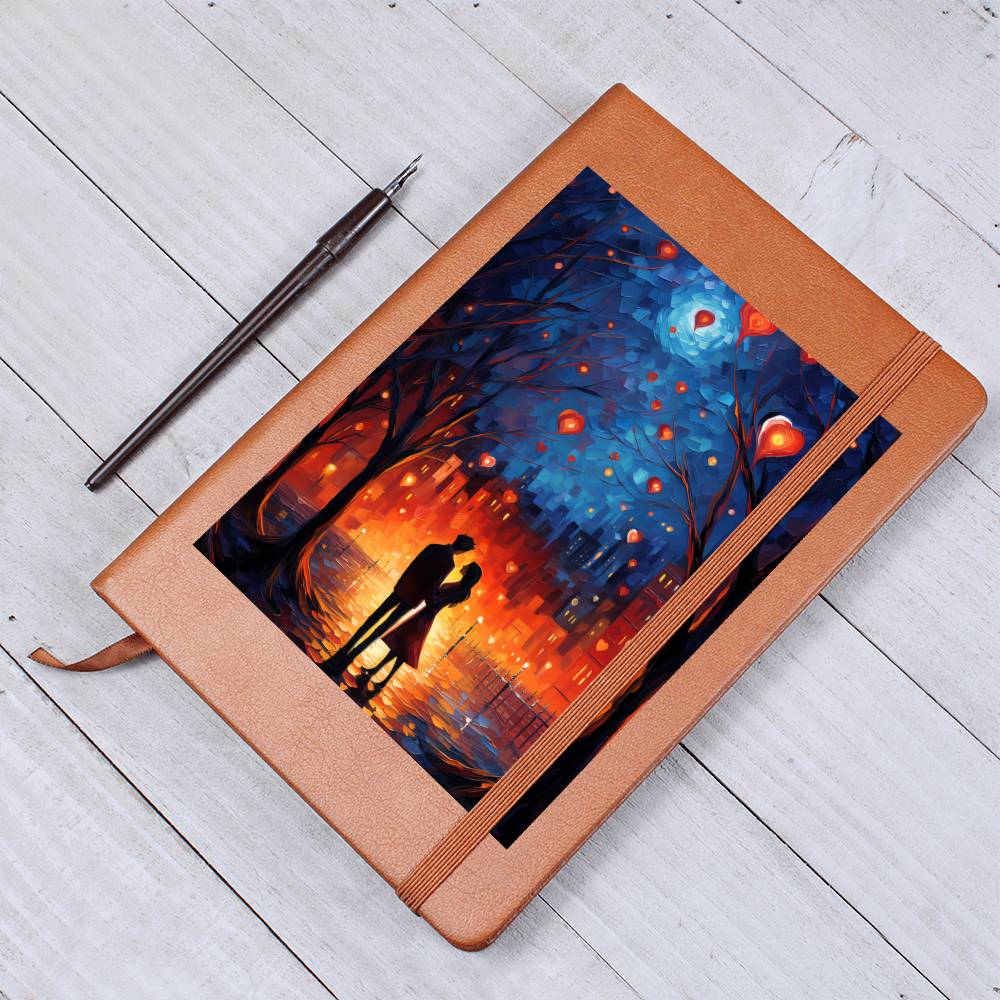 Valentine's Day Art 460 - Vegan Leather Journal