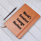 World's Greatest Lounge Hostess v1 - Vegan Leather Journal