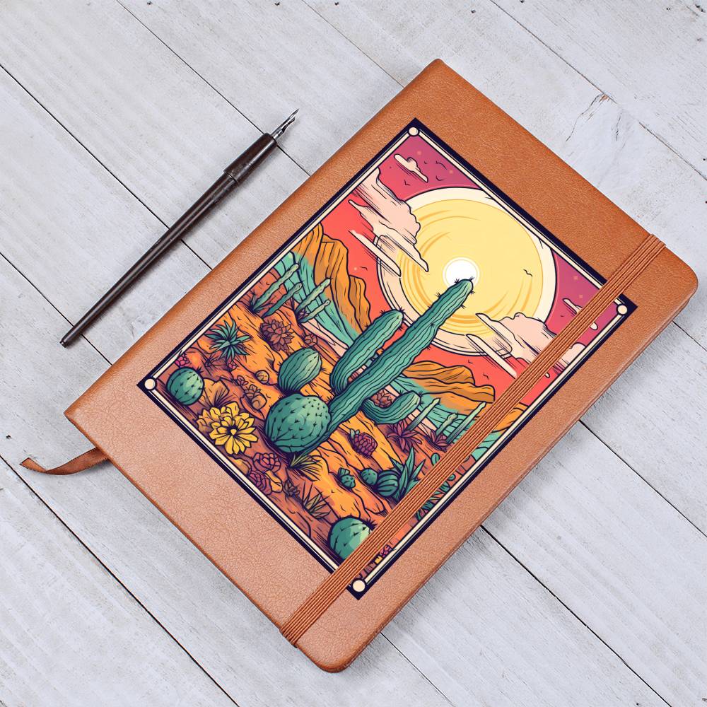 Minimalist BOHO Art 126 - Vegan Leather Journal