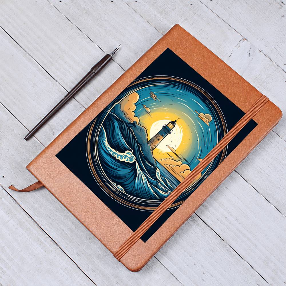 Minimalist BOHO Art 087 - Vegan Leather Journal