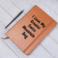 Love My Greater Swiss Mountain Dog v4 - Vegan Leather Journal