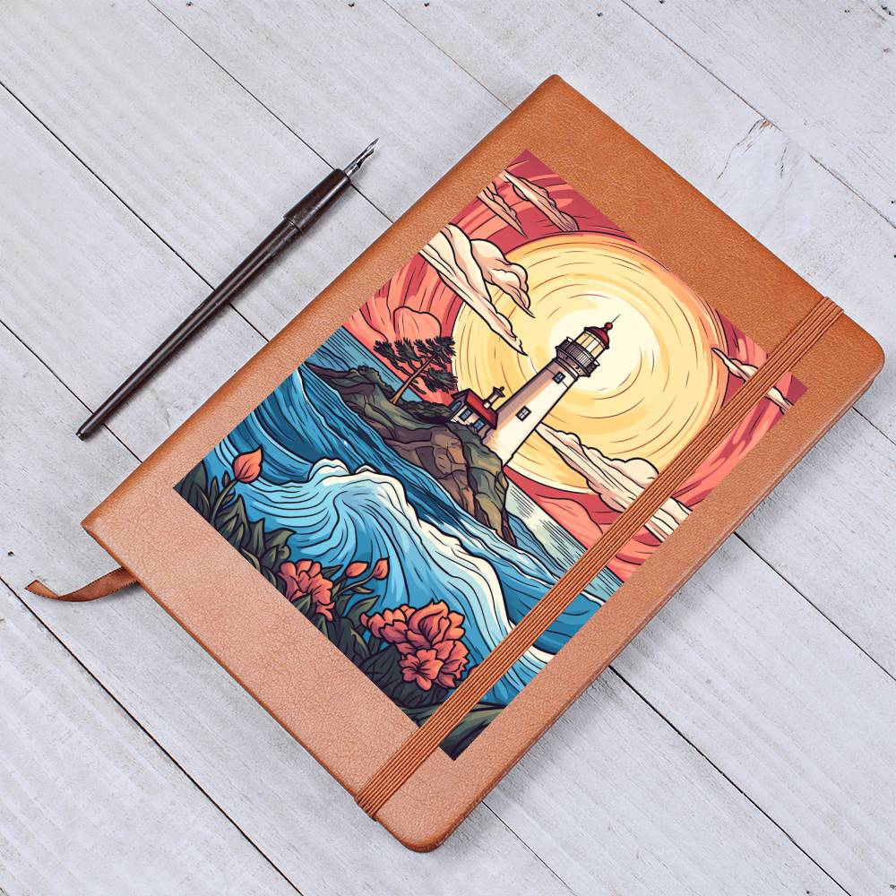 Minimalist BOHO Art 041 - Vegan Leather Journal