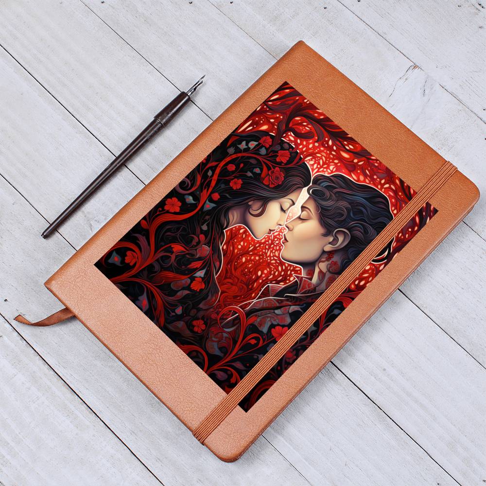 Valentine's Day Art 200 - Vegan Leather Journal