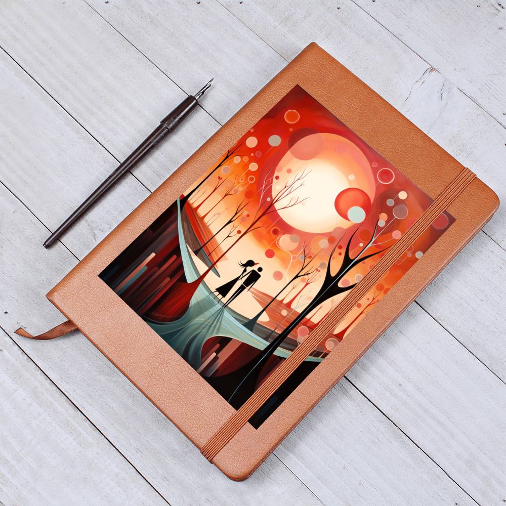 Valentine's Day Art 146 - Vegan Leather Journal