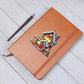Christmas Gingerbread House 003 - Vegan Leather Journal