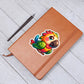 Cute Parrot sticker 109 - Vegan Leather Journal