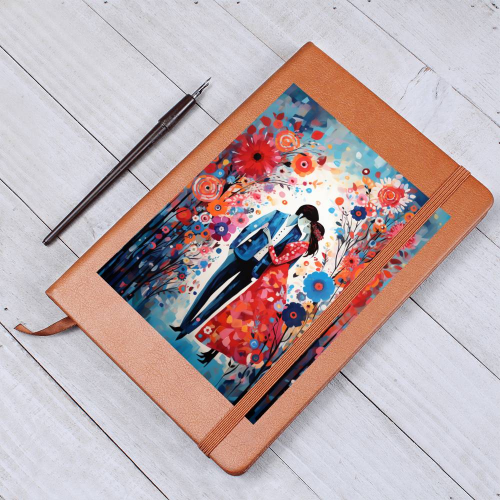 Valentine's Day Art 053 - Vegan Leather Journal