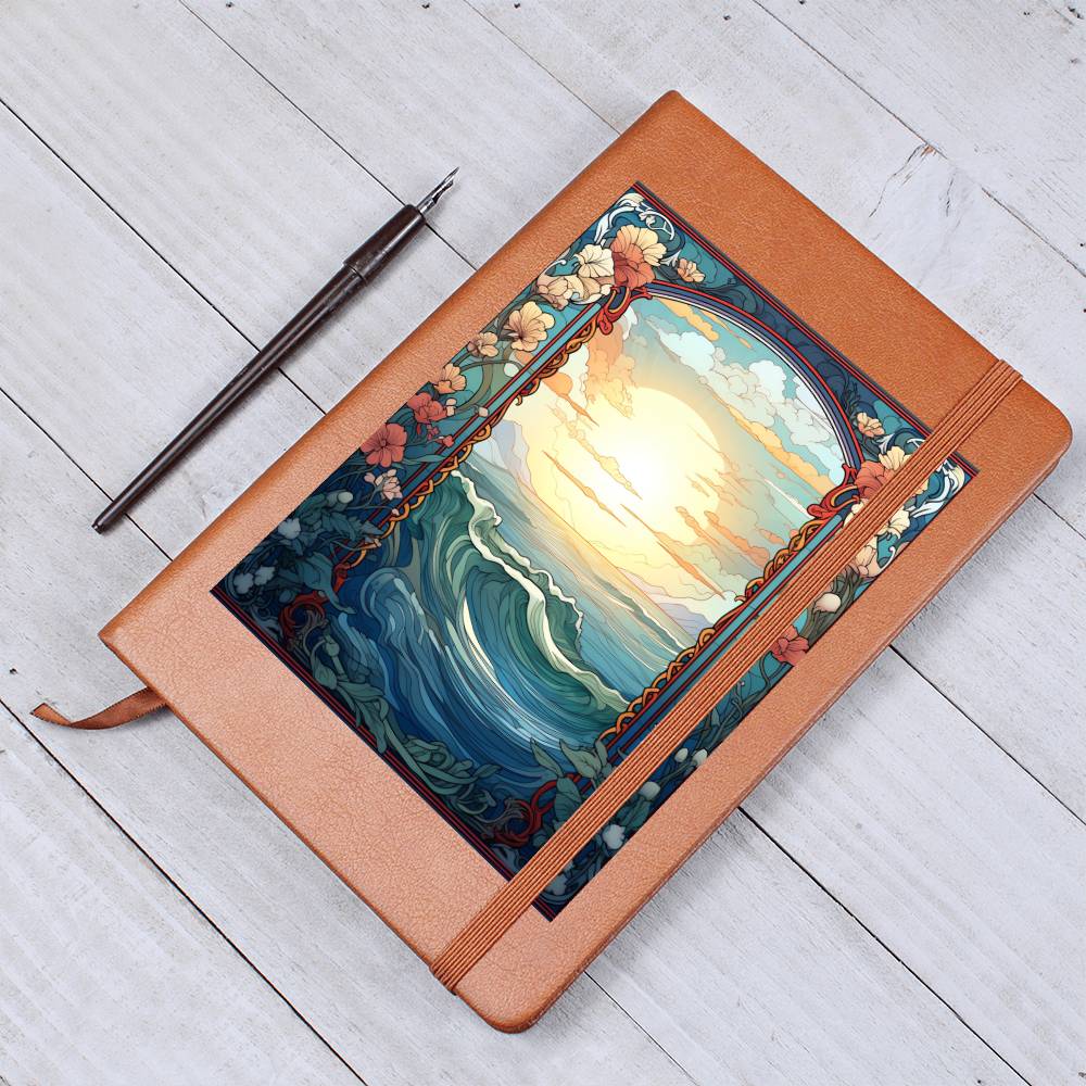 Minimalist BOHO Art 062 - Vegan Leather Journal