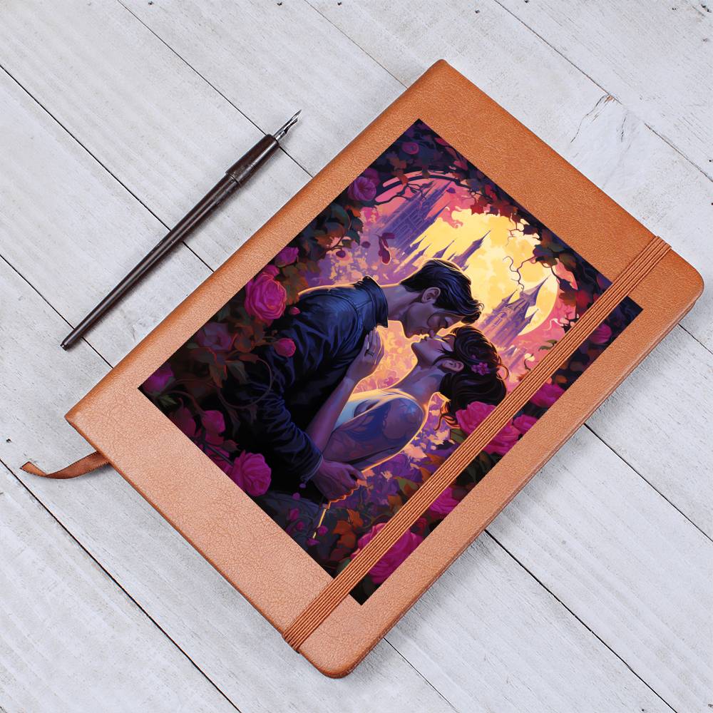 Valentine's Day Art 074 - Vegan Leather Journal