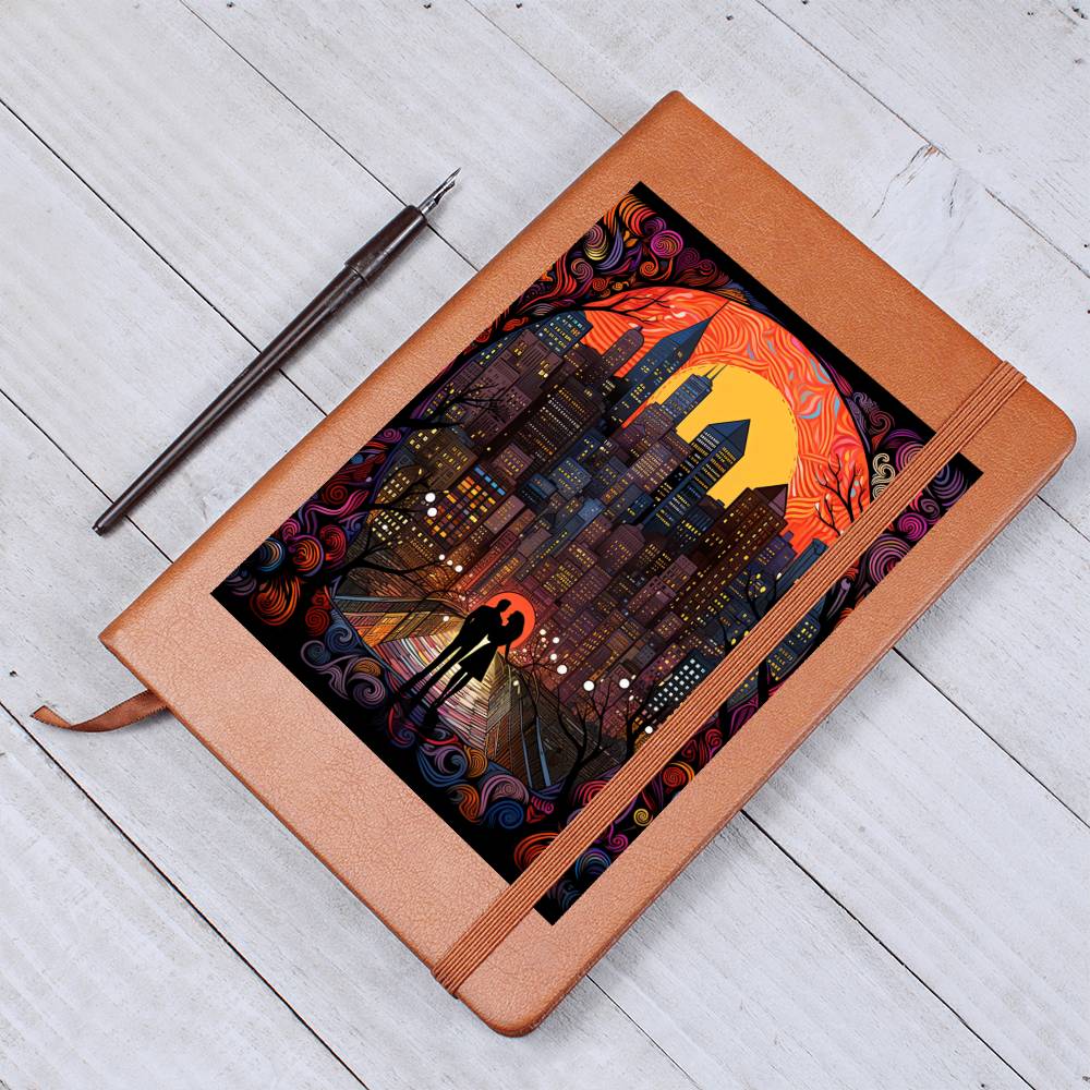Valentine's Day Art 432 - Vegan Leather Journal
