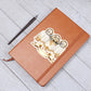 Luxury Wedding Decor Sticker 035 - Vegan Leather Journal