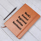 World's Greatest Registered Dietitian Nutritionist v1 - Vegan Leather Journal