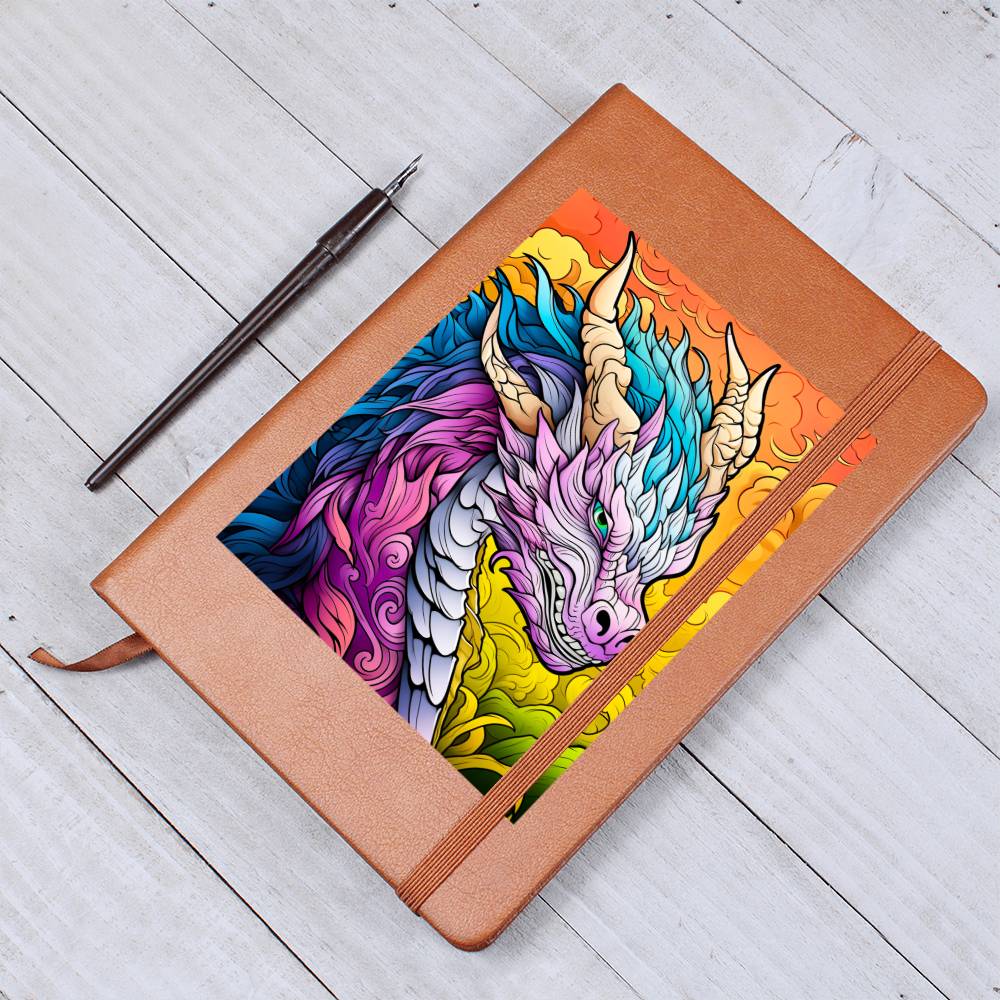 Majestic Dragon 030 - Vegan Leather Journal