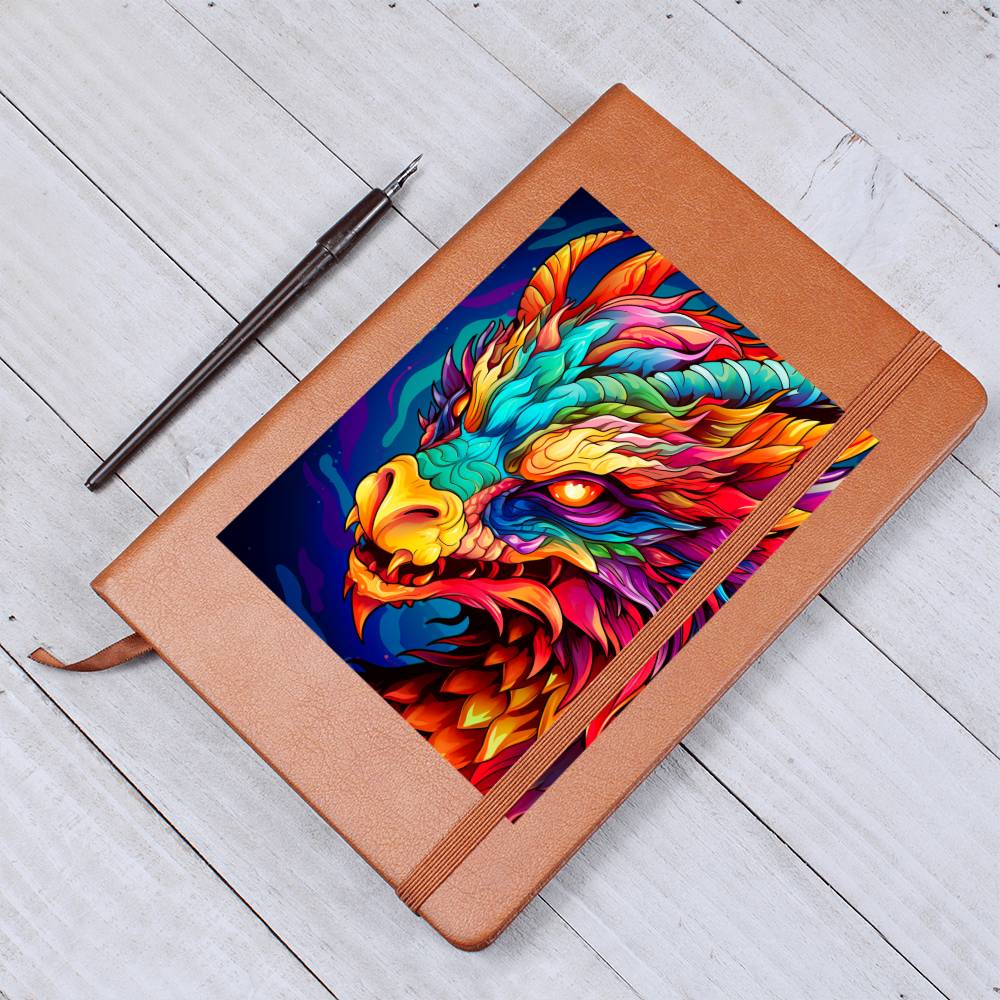 Majestic Dragon 002 - Vegan Leather Journal