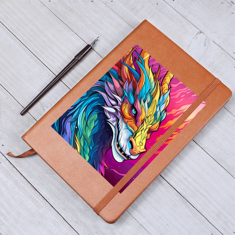 Majestic Dragon 017 - Vegan Leather Journal