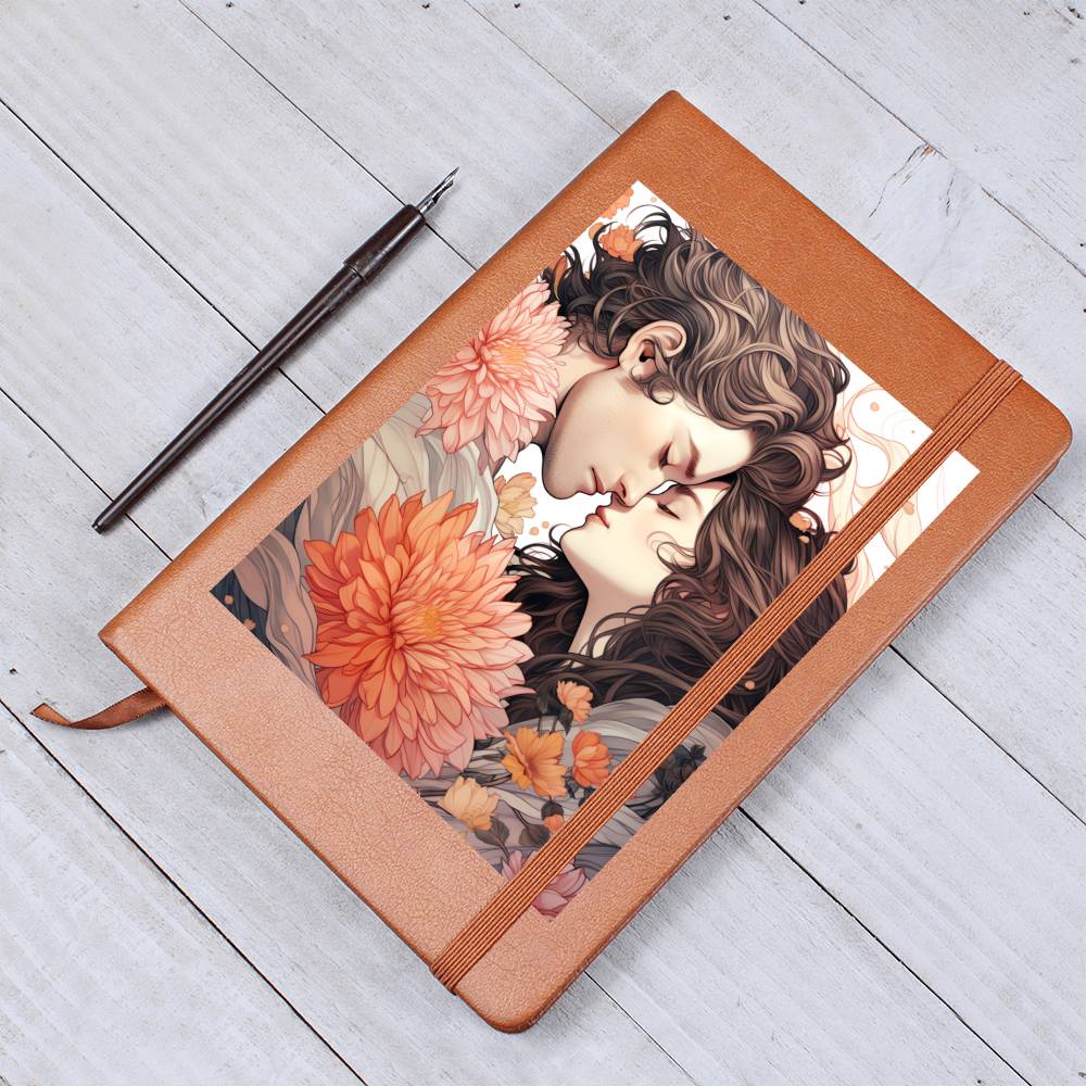 Valentine's Day Art 178 - Vegan Leather Journal