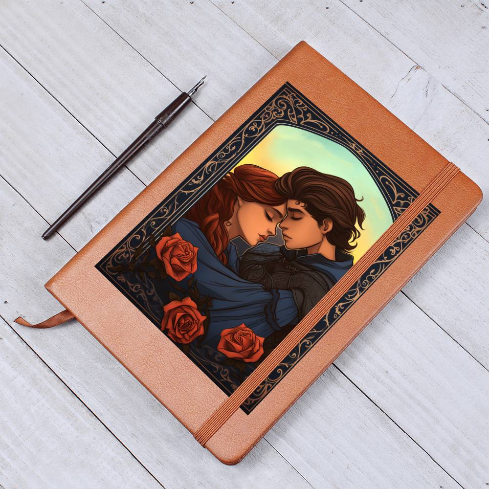 Valentine's Day Art 347 - Vegan Leather Journal