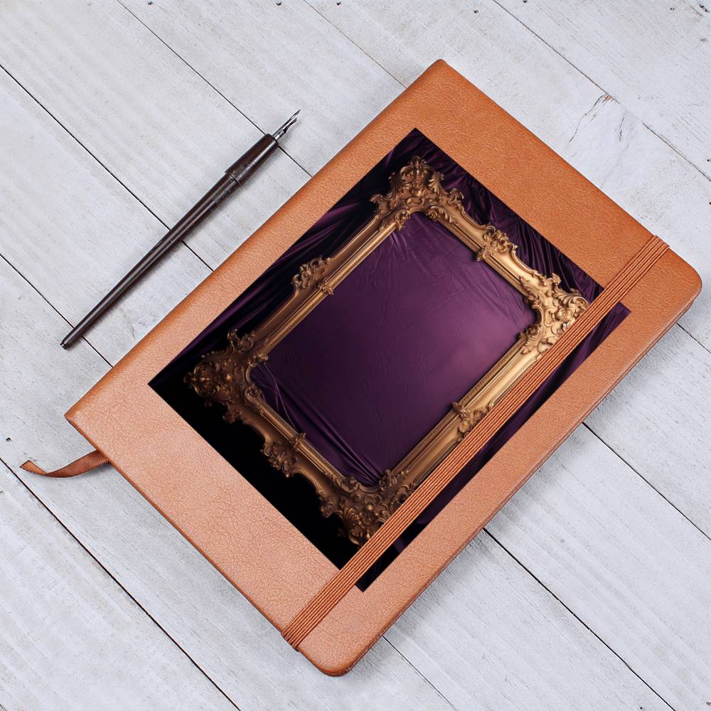 Ornate Gold Cover 059 - Vegan Leather Journal