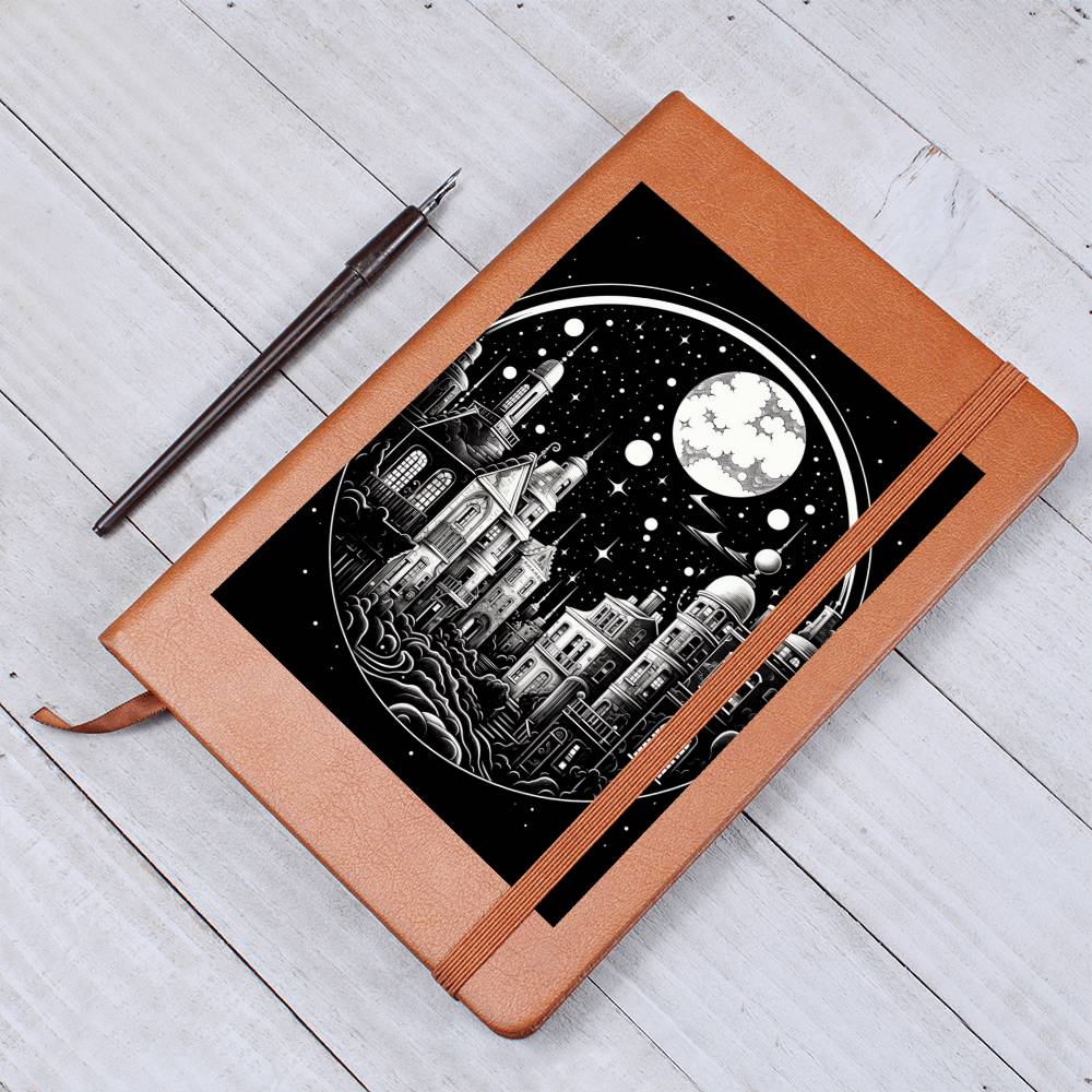 Minimalist BOHO Art 079 - Vegan Leather Journal