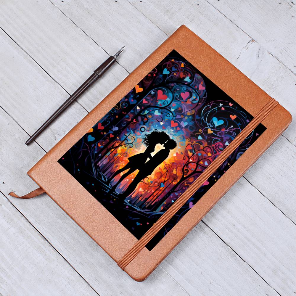Valentine's Day Art 111 - Vegan Leather Journal