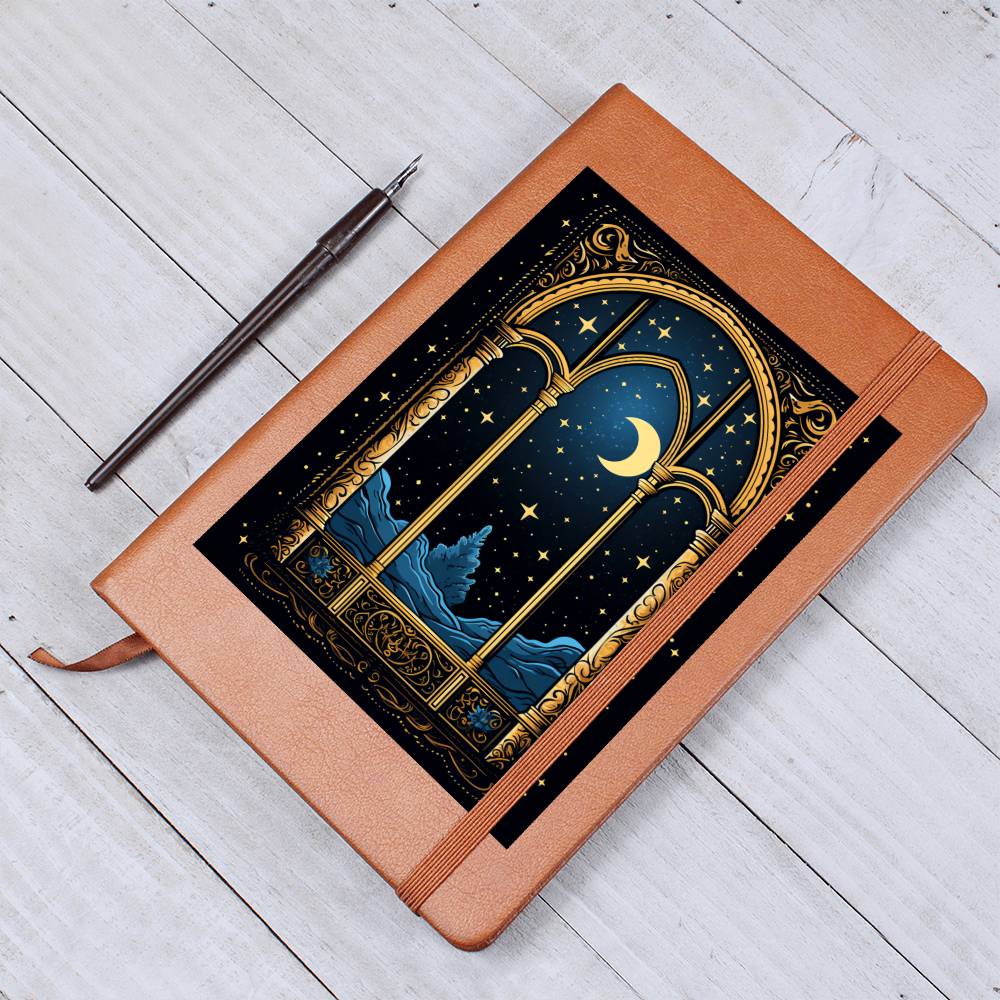 Minimalist BOHO Art 134 - Vegan Leather Journal