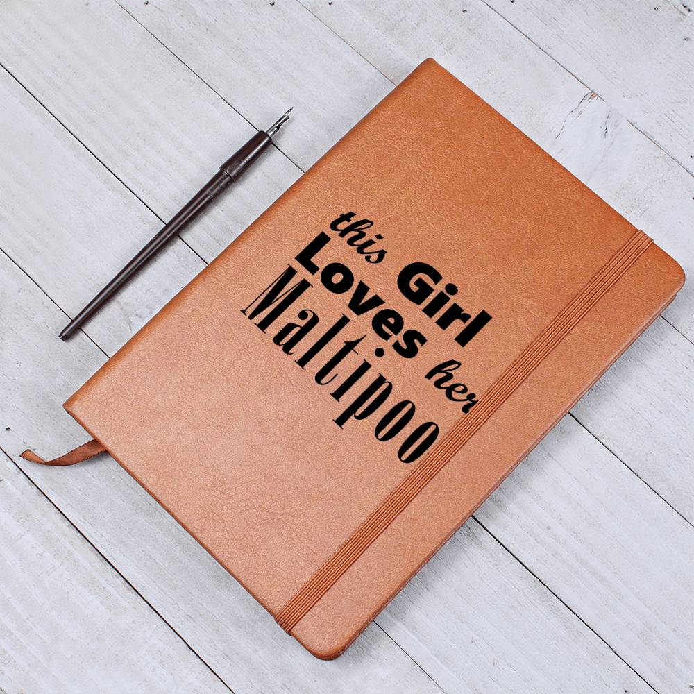 Maltipoo - Vegan Leather Journal