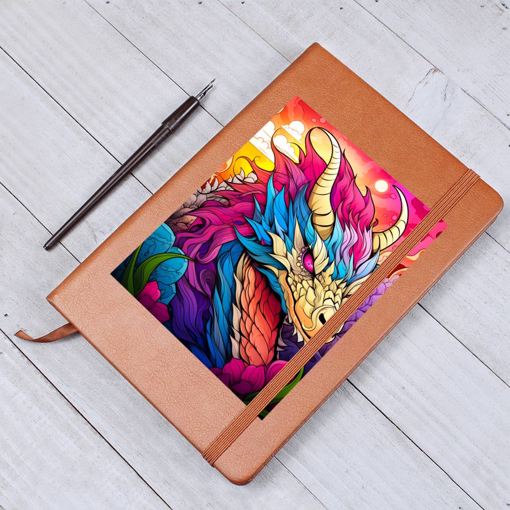 Majestic Dragon 029 - Vegan Leather Journal