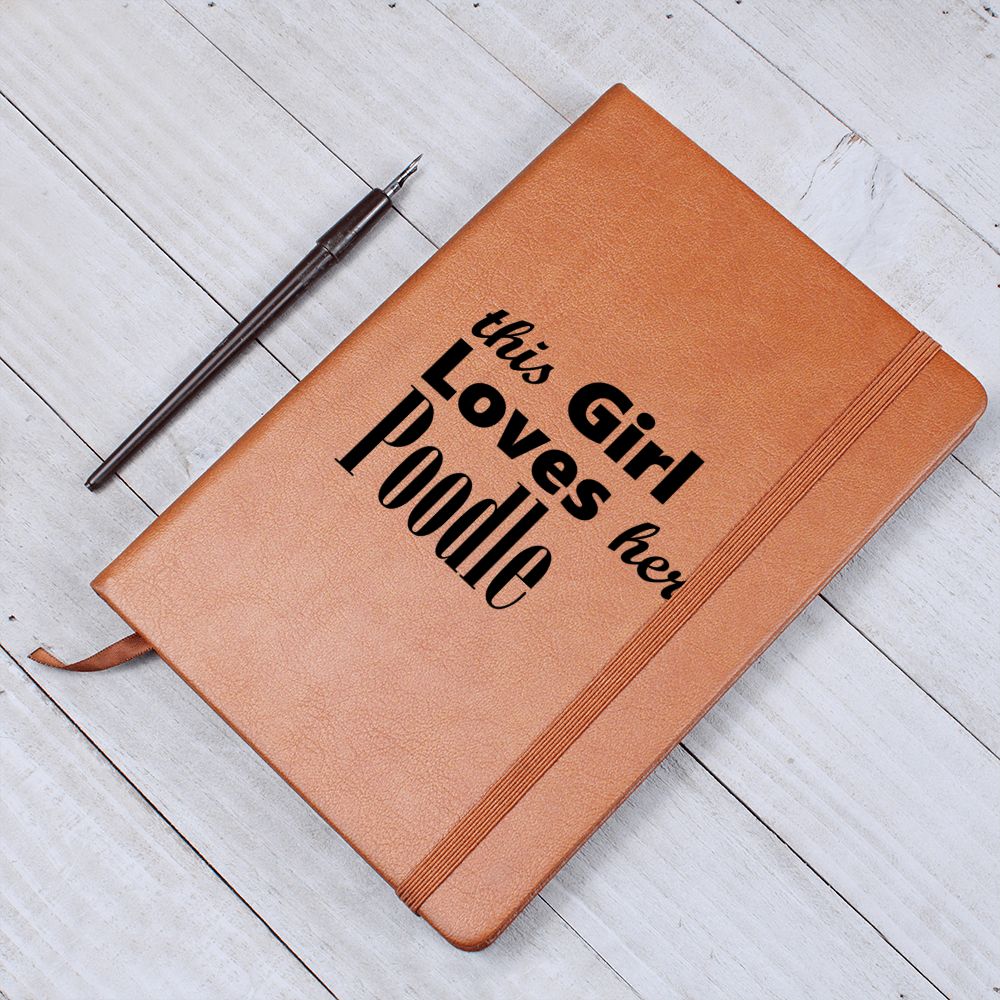 Poodle - Vegan Leather Journal