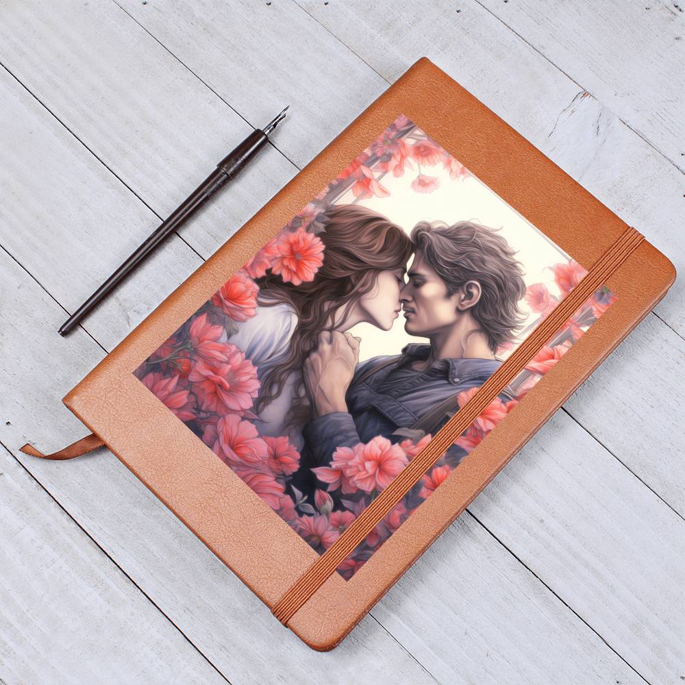 Valentine's Day Art 098 - Vegan Leather Journal