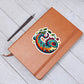 Cute Salamander sticker 151 - Vegan Leather Journal