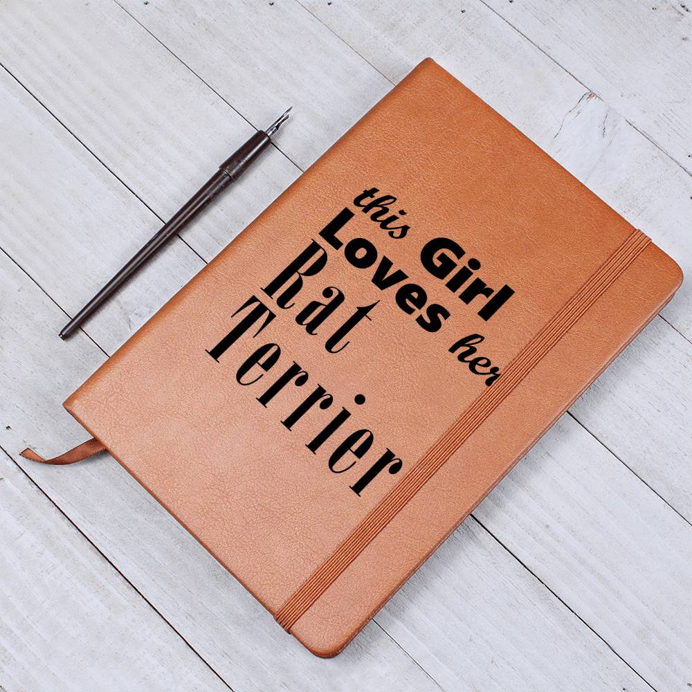 Rat Terrier - Vegan Leather Journal