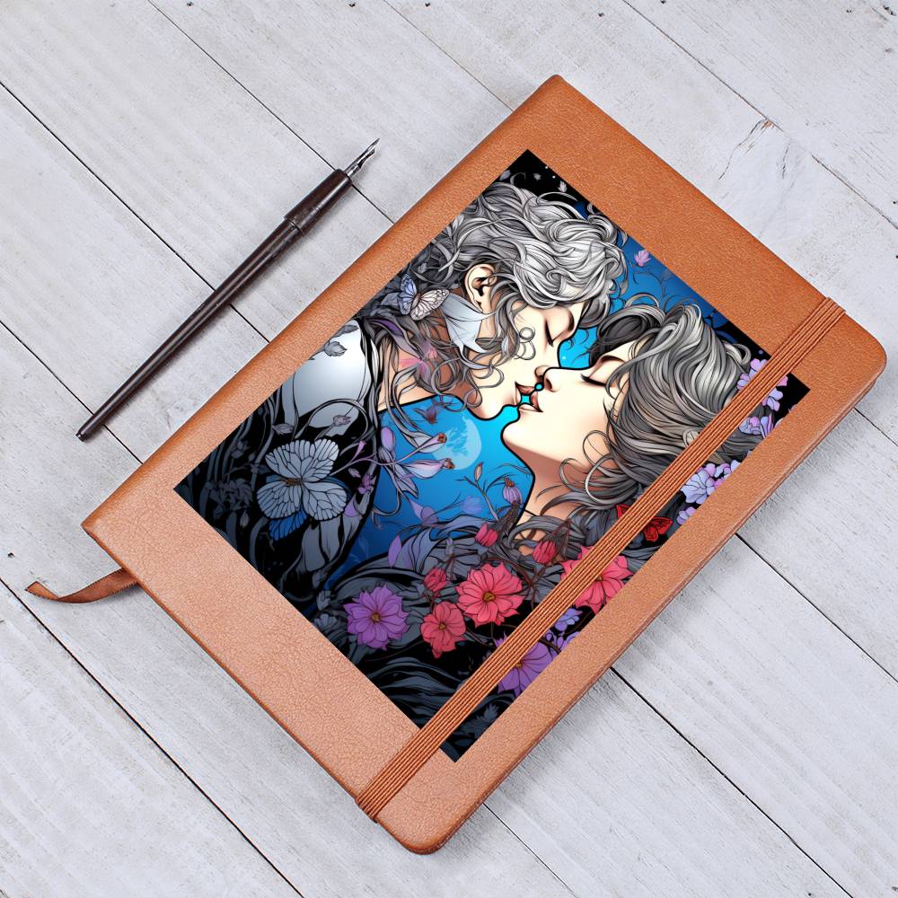 Valentine's Day Art 193 - Vegan Leather Journal