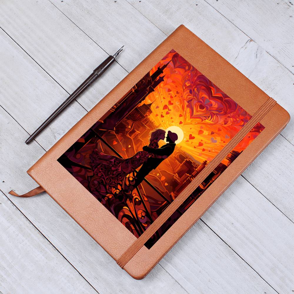 Valentine's Day Art 449 - Vegan Leather Journal