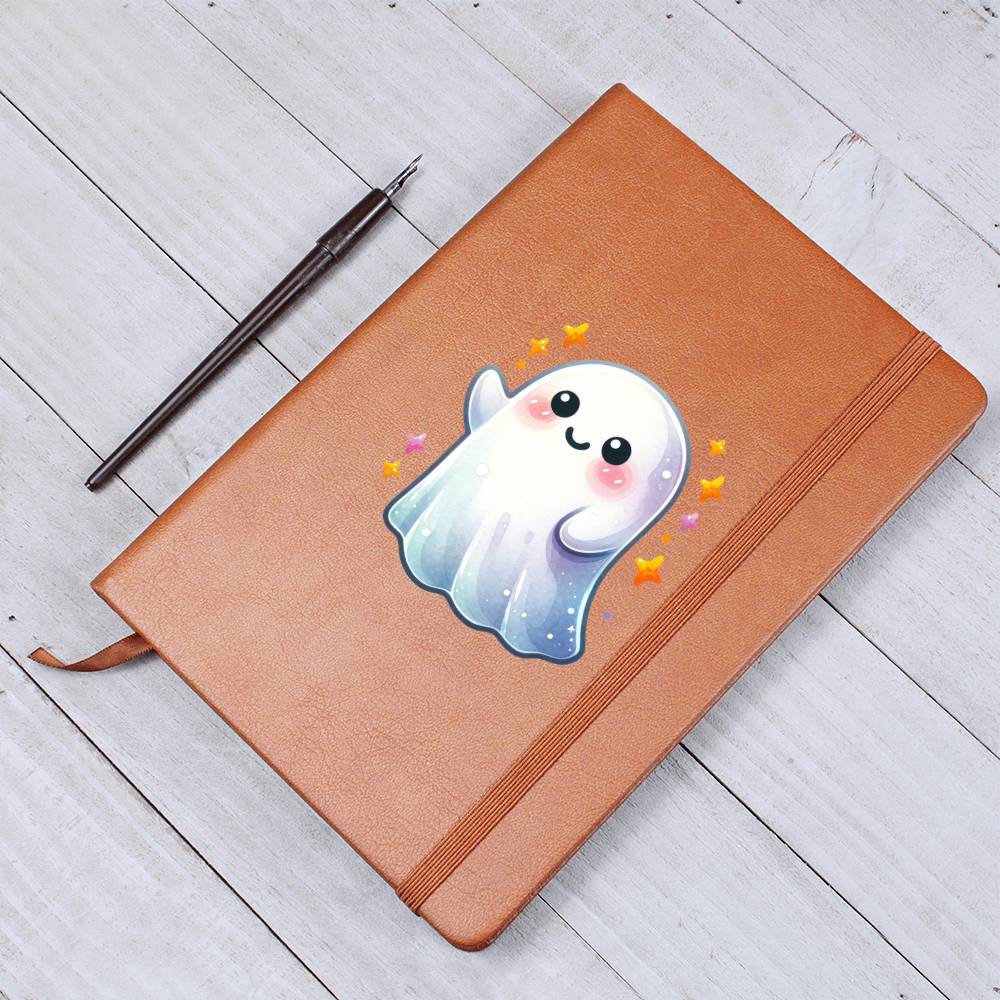 Cute Halloween Sticker 041 - Vegan Leather Journal