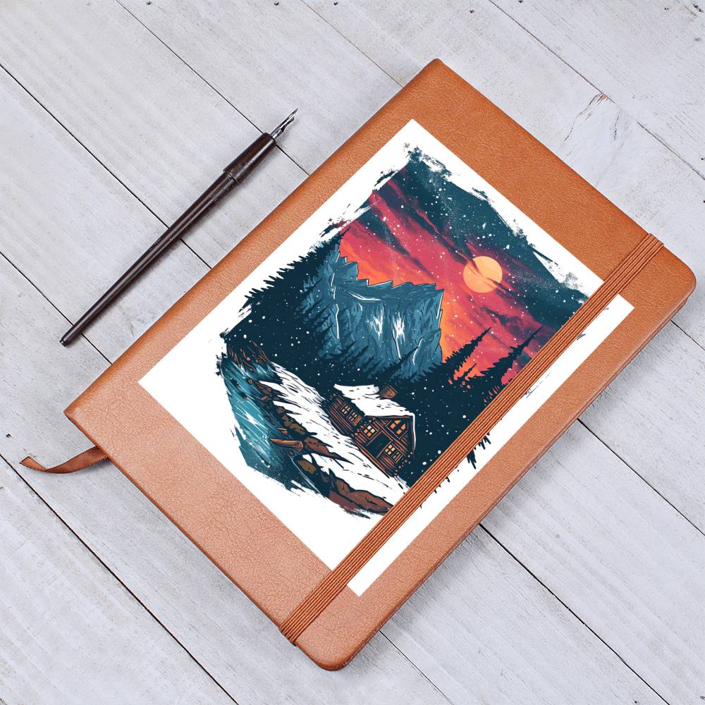 Minimalist BOHO Art 042 - Vegan Leather Journal