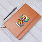 Cute Christmas Angel 006 - Vegan Leather Journal