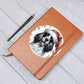 Christmas Dog - English Setter - Vegan Leather Journal