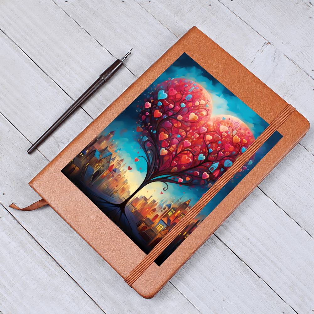 Valentine's Day Art 125 - Vegan Leather Journal