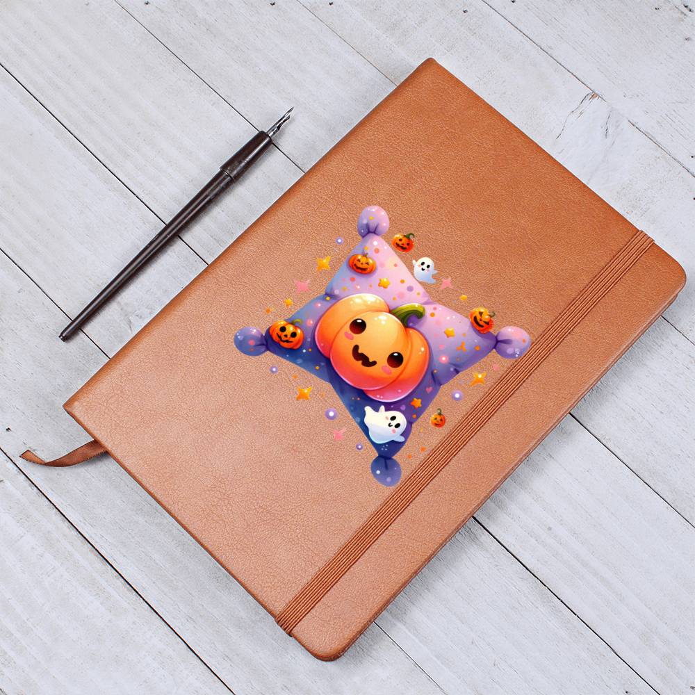 Cute Halloween Sticker 025 - Vegan Leather Journal