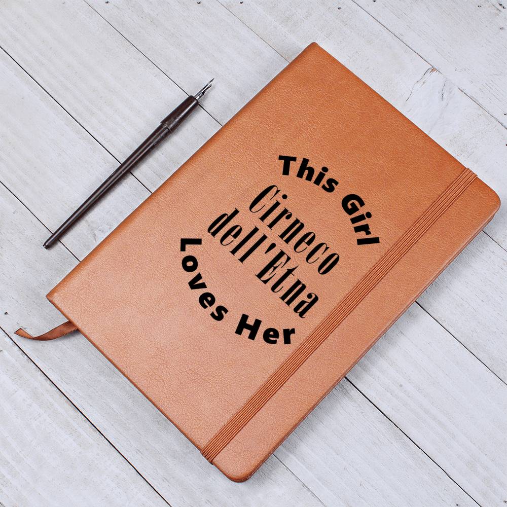 Cirneco dell'Etna v2 - Vegan Leather Journal