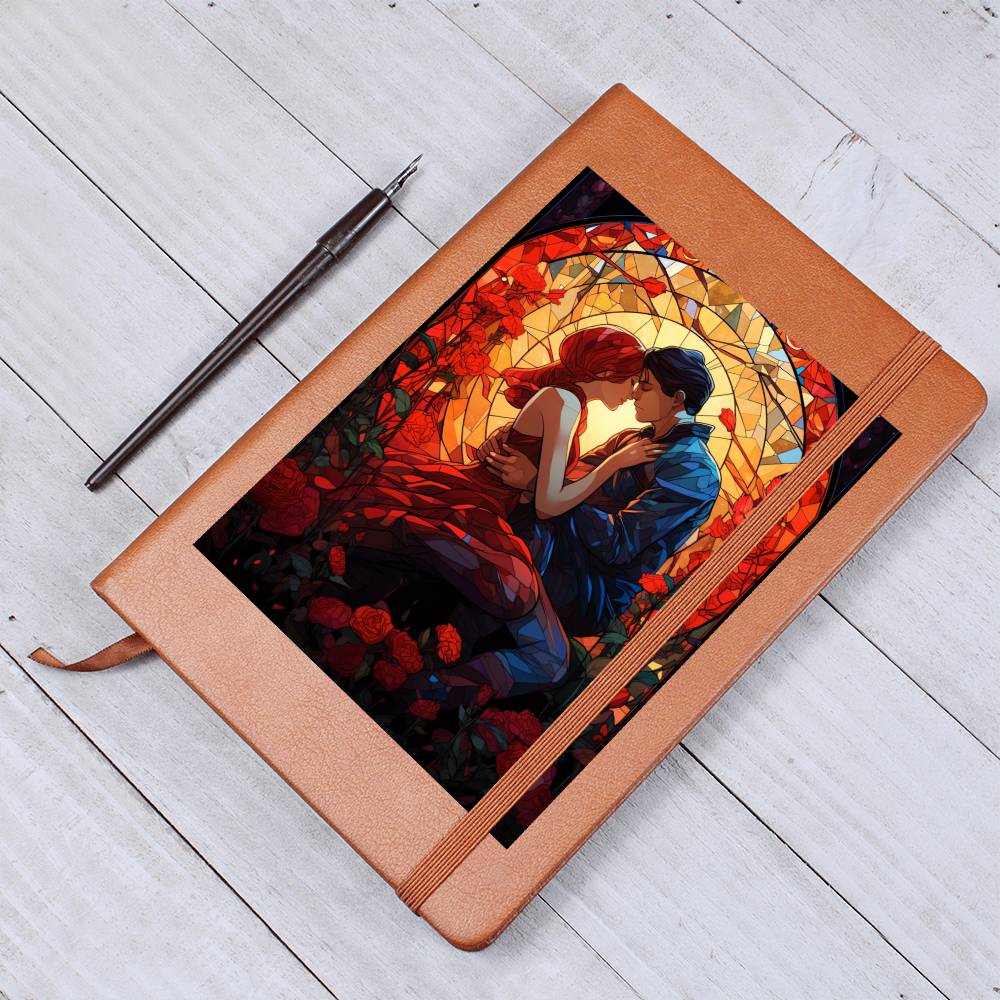 Valentine's Day Art 297 - Vegan Leather Journal