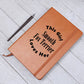 Smooth Fox Terrier v2 - Vegan Leather Journal