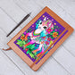 Cute Unicorn 030 - Vegan Leather Journal