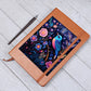 Birds And Floral Design 157 - Vegan Leather Journal