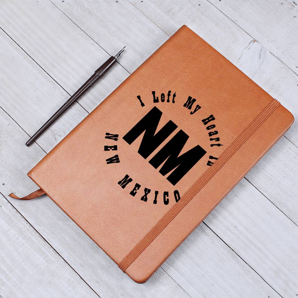Heart In New Mexico v01 - Vegan Leather Journal