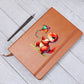 Colorful Baby Dinosaur 047 - Vegan Leather Journal