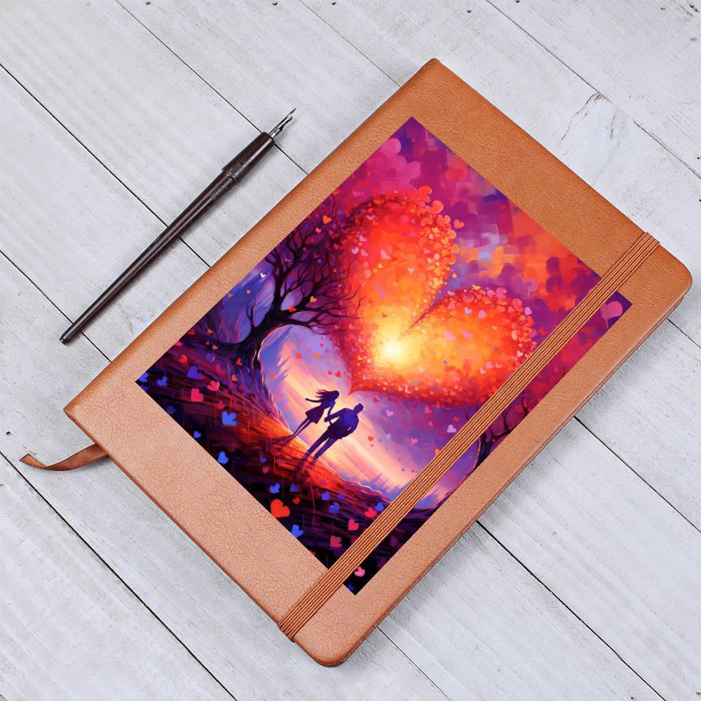 Valentine's Day Art 240 - Vegan Leather Journal