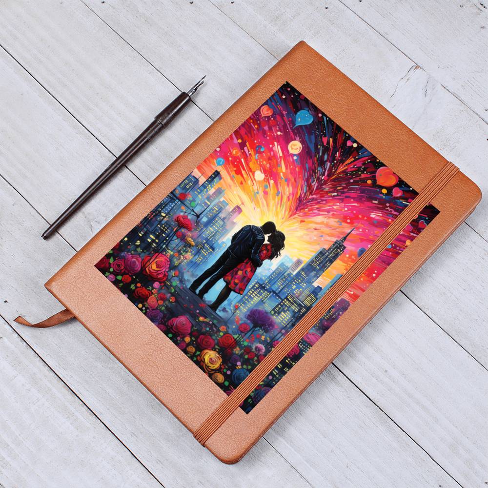Valentine's Day Art 305 - Vegan Leather Journal