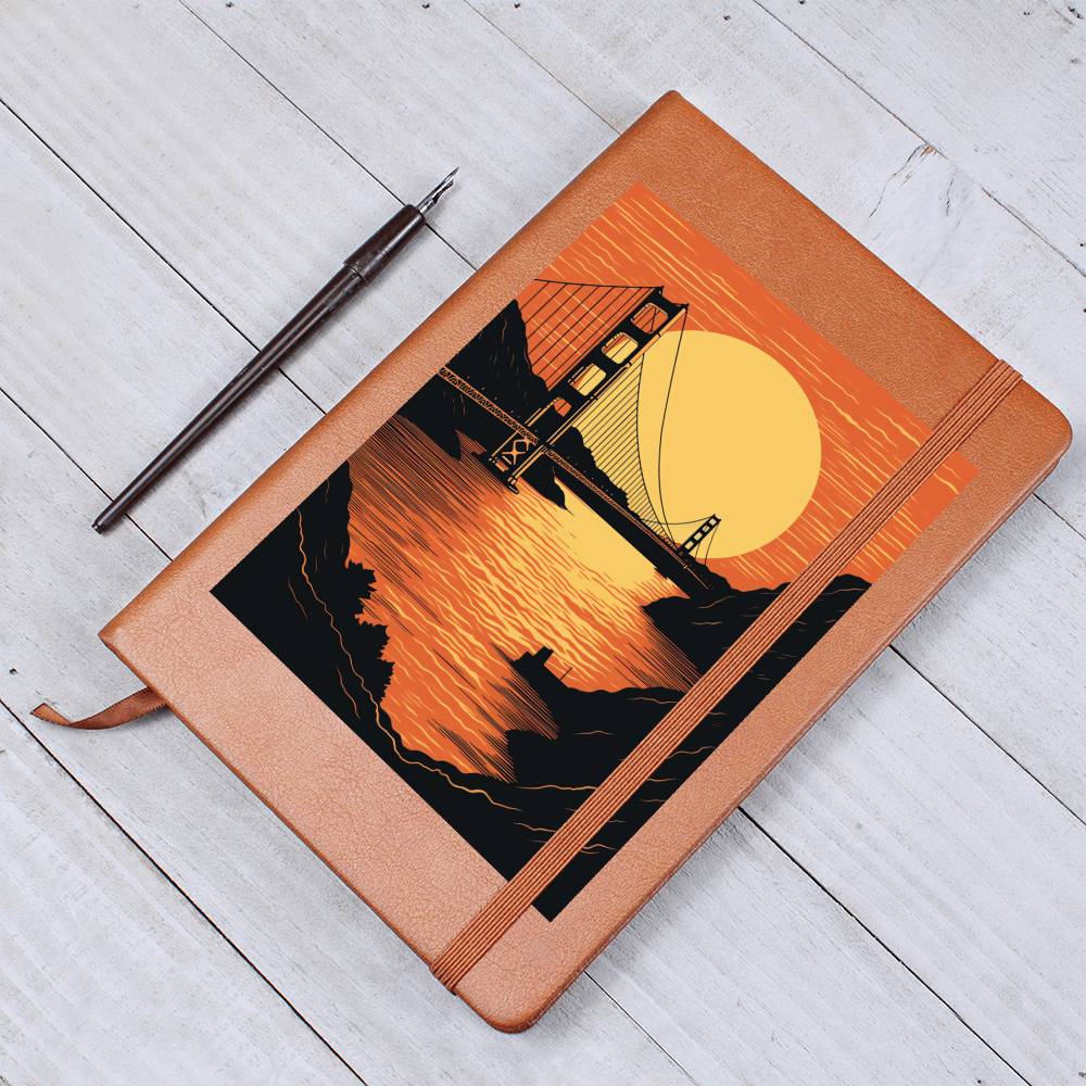 Minimalist BOHO Art 119 - Vegan Leather Journal