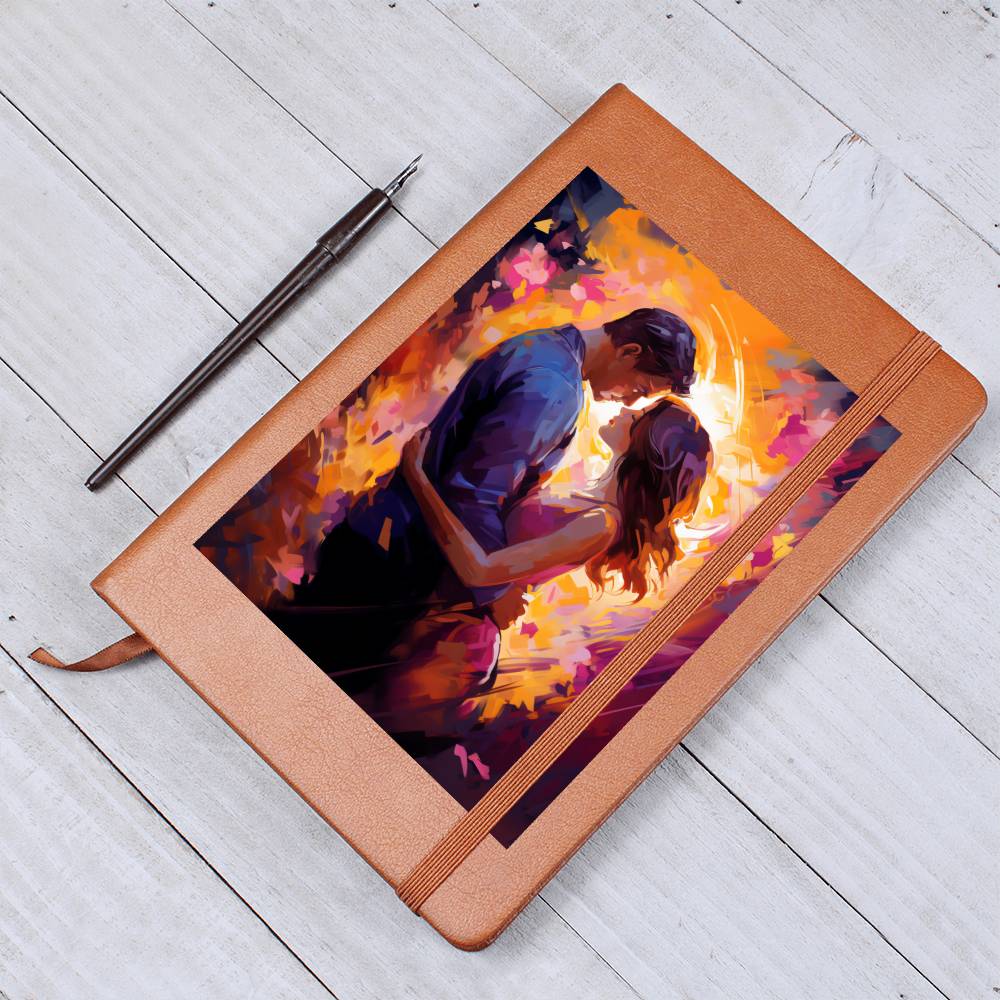 Valentine's Day Art 403 - Vegan Leather Journal